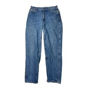 Lee VTG 90s Mom Jeans Ultra High Rise Tapered Leg Union Made Womens 13 Petite